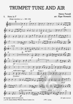 Purcell Trumpet Tune And Air (Henry Purcell) 