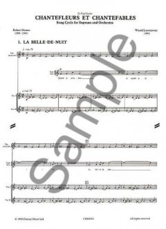 Chantefleurs et Chantefables von Witold Lutoslawski 