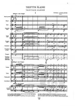 Triptyque Silesien von Witold Lutoslawski 