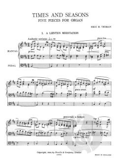 Timans and Seasons von Eric Thiman 