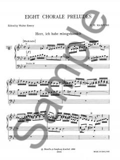 8 Chorale Preludes von Friedrich Wilhelm Marpurg 