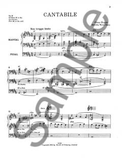 3 Pieces for Organ von César Franck 