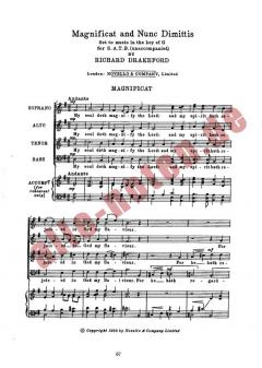 Magnificat And Nunc Dimittis In G von Richard Drakeford 