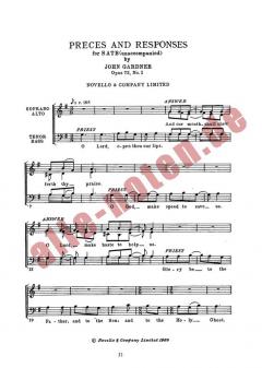 Preces And Responses von John Gardner 