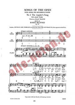 The Angler's Song Op. 45 No. 1 von Robin Milford 