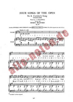 Coridon's Song Op. 45 No. 4 von Robin Milford 
