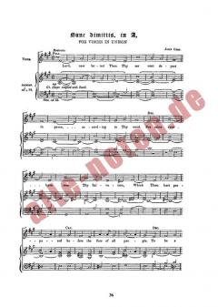 Magnificat & Nunc Dimittis von John Goss 