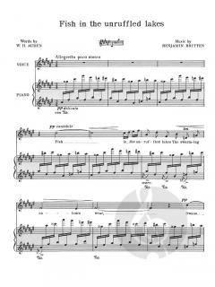 Fish in The Unruffled Lakes von Benjamin Britten 