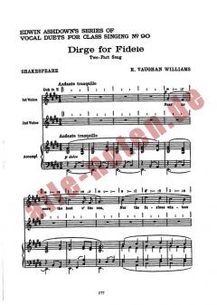 Dirge For Fidele (Ralph Vaughan Williams) 