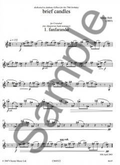 Brief Candles von Simon Holt 