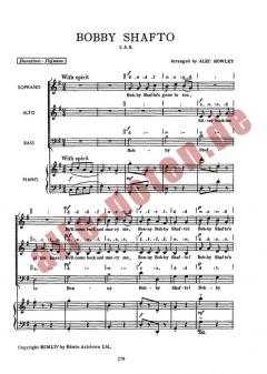 Rowley, A Bobby Shaftoe SAB/Piano (Alec Rowley) 