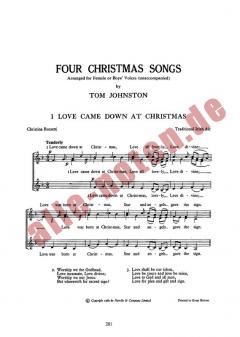 Four Christmas Songs von Tom Johnston 