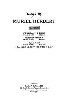 Violets von Muriel Herbert 