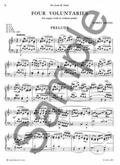 4 Voluntaries von Robert Groves 