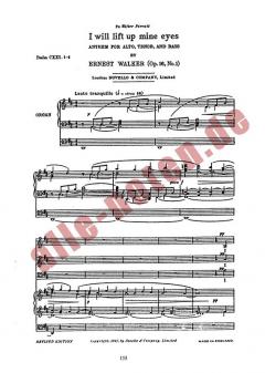 I Will Lift Up Mine Eyes von Ernest Walker 