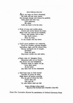 All My Hope On God Is Founded von Herbert Howells 