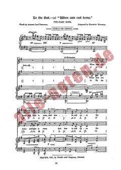 When The Cats Run Home von Herbert Howells 