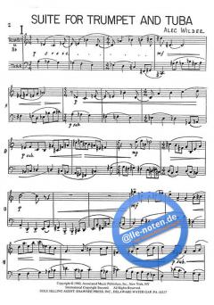 Suite For Trumpet And Tuba (Alec Wilder) 