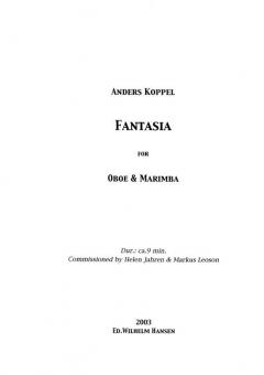 Pape A Fantasia Sc/Parts Oboe/Mar (Andy Pape) 