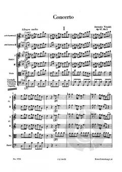 Concerto grosso C-Dur op. 47/2 RV 533/PV 76 von Antonio Vivaldi 