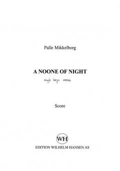 Mikkelborg Noone Of Night V/S SATB (Palle Mikkelborg) 