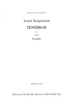 Tenebrae Op.39 von Jouni Kaipainen 