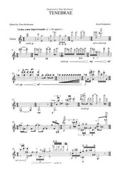 Tenebrae Op.39 von Jouni Kaipainen 