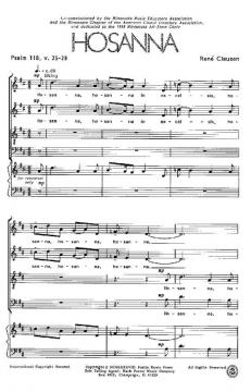 Hosanna (Rene Clausen) 
