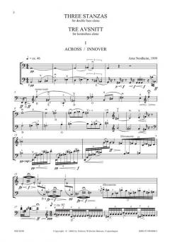 Nordheim Three Stanzas Solo Dbl Bass 