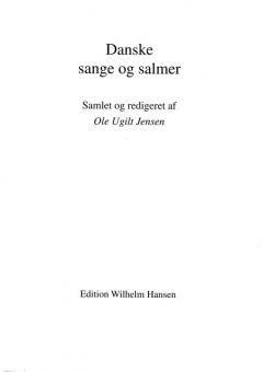 Jensen Danske Sange Og Salmer Vce 