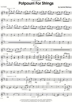 Potpourri for Strings von Lennie Niehaus 