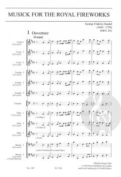 Feuerwerksmusik von Georg Friedrich Händel 