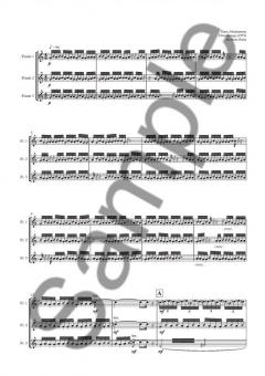 Flowersongs Partitur, Kopi von Hans Abrahamsen 