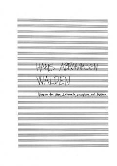 Walden von Hans Abrahamsen für Holzbläser Quartett im Alle Noten Shop kaufen