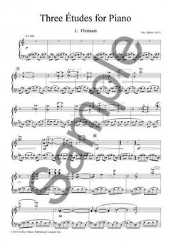Three Etudes von Nico Muhly 
