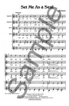 Set Me As A Seal (Rene Clausen) 