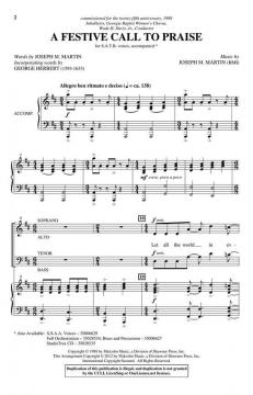 A Festive Call To Praise (Joseph A. Martin) 