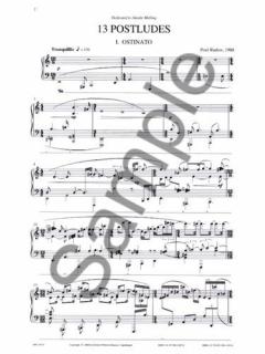 13 Postludes for Piano von Poul Ruders 