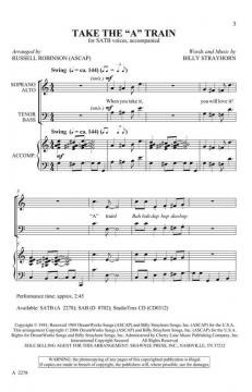 Take The 'A' Train (Billy Strayhorn) 