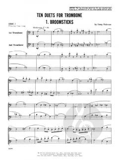 Ten Duets For Trombone von Tommy Pederson 