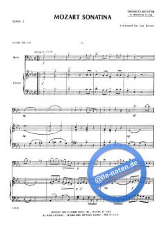 Mozart Sonatina (Wolfgang Amadeus Mozart) 