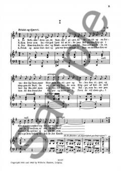 Nielsen En Snes Danske Viser Vol.1 Voice/Piano (D) 