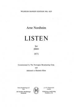Listen von Arne Nordheim 