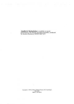 Abendlied Und Marchenfarben (Score) (Per Norgard) 