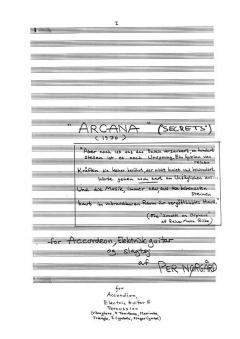 Arcana (Per Norgard) 