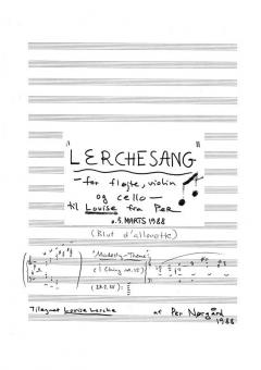 Lerchesang von Per Nørgård 