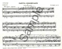 Partita Concertante Op. 23 von Per Norgard 