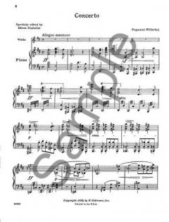 Violin Concerto No. 1 In D First Movement von Niccolò Paganini im Alle Noten Shop kaufen