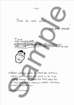 Duet For Solo Cello von Andy Pape im Alle Noten Shop kaufen