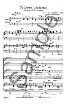 Te Deum Laudamus and Jubiliate Deo (Henry Purcell) 